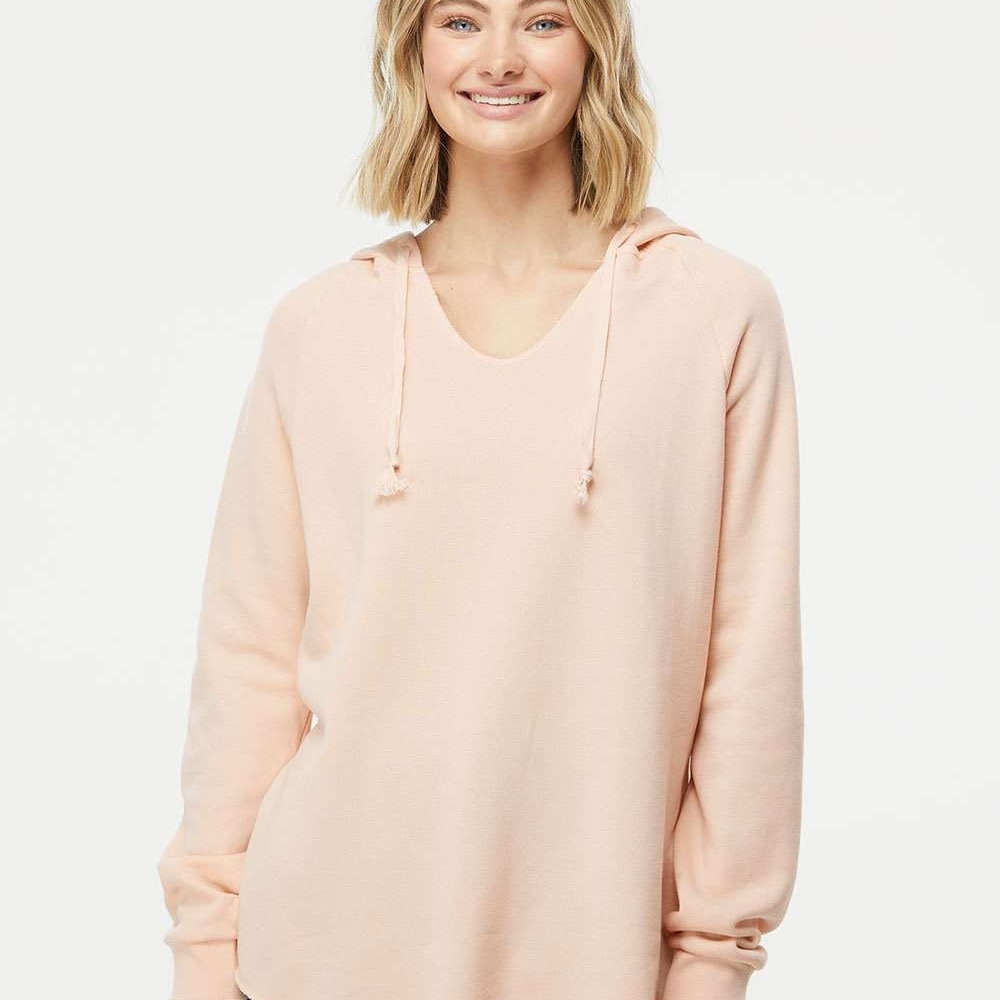 Women's Pink Hooded Sweater